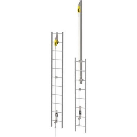 MSA SAFETY Latchways 20' Vertical Ladder Lifeline Kit,  30901-00